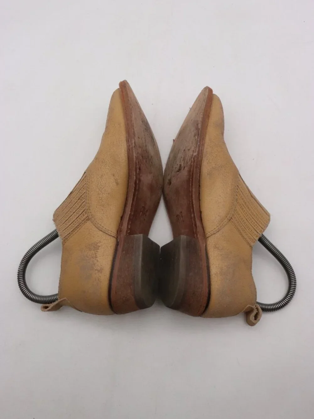 FRYE Billy Short  Boots Women's 6.5 B Brown Cracked Leather Ankle Western Bootie